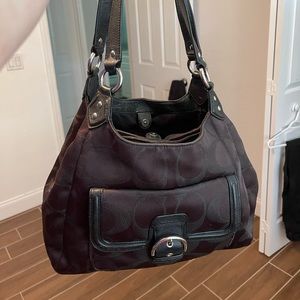 Coach 3 compartment shoulder bag